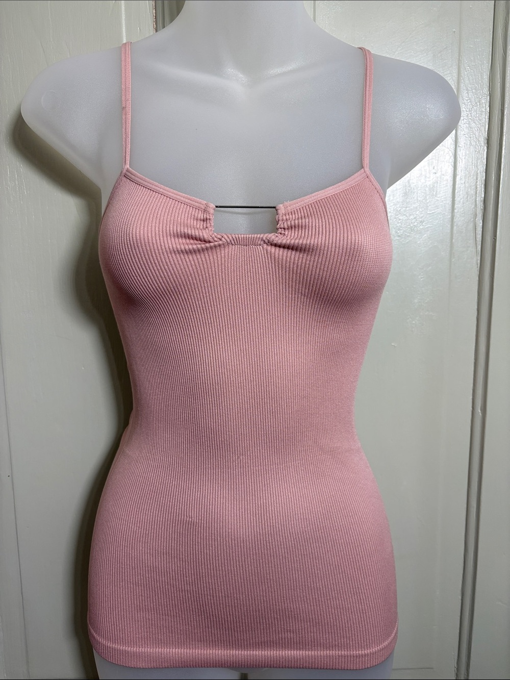 Intimately Free People Ribbed Dusty Pink Cami Tank Top